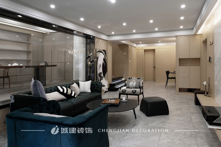 杭州舊房裝修 ▏酷尚改造家，讓愛繼續(xù)，讓幸福蔓延~190㎡現(xiàn)代輕奢